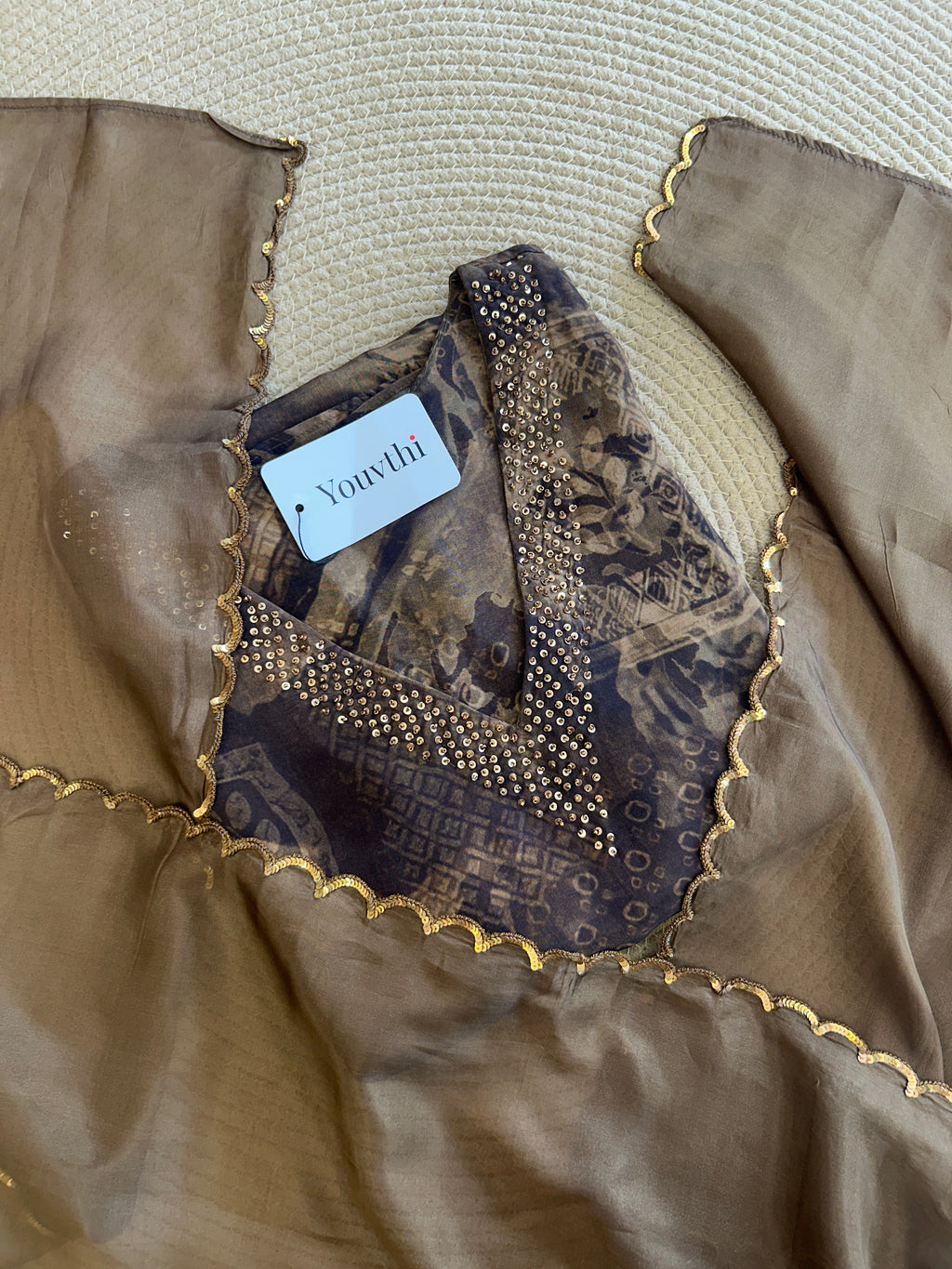 Crepe Kurti Suit