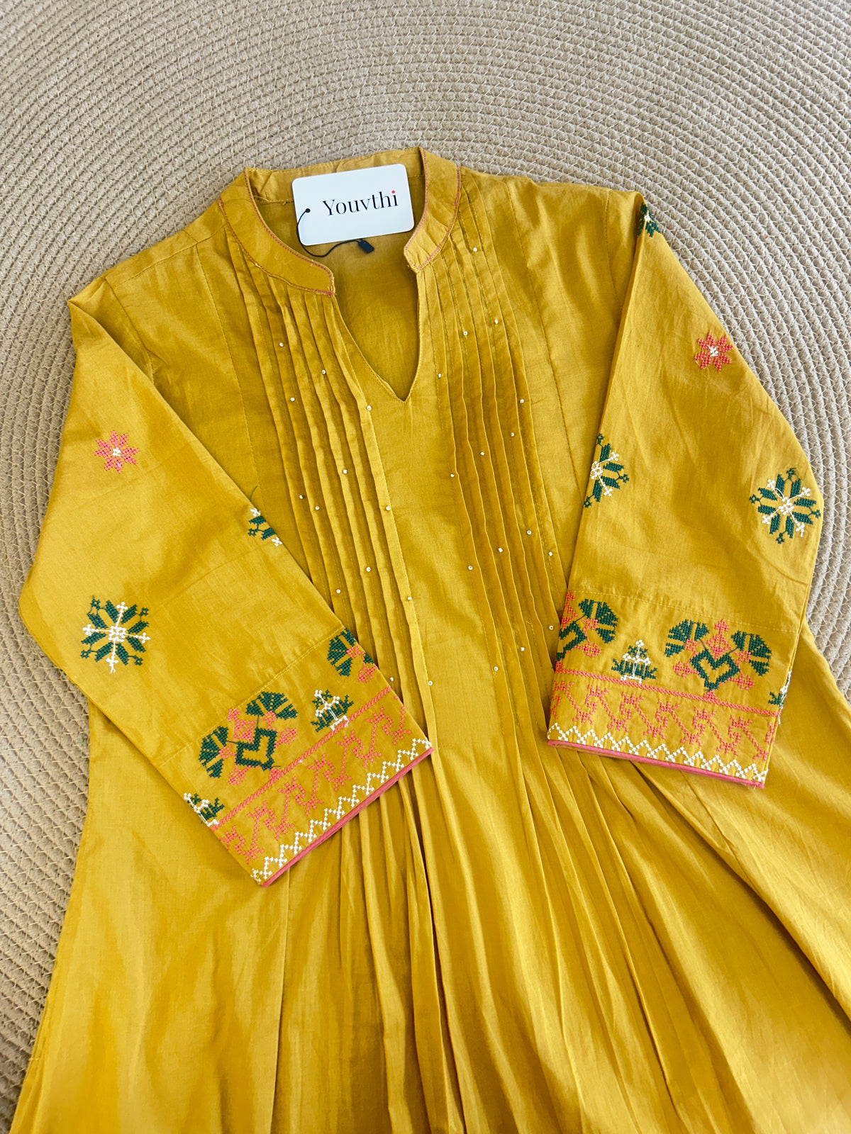 Yellow Cotton Aline Set