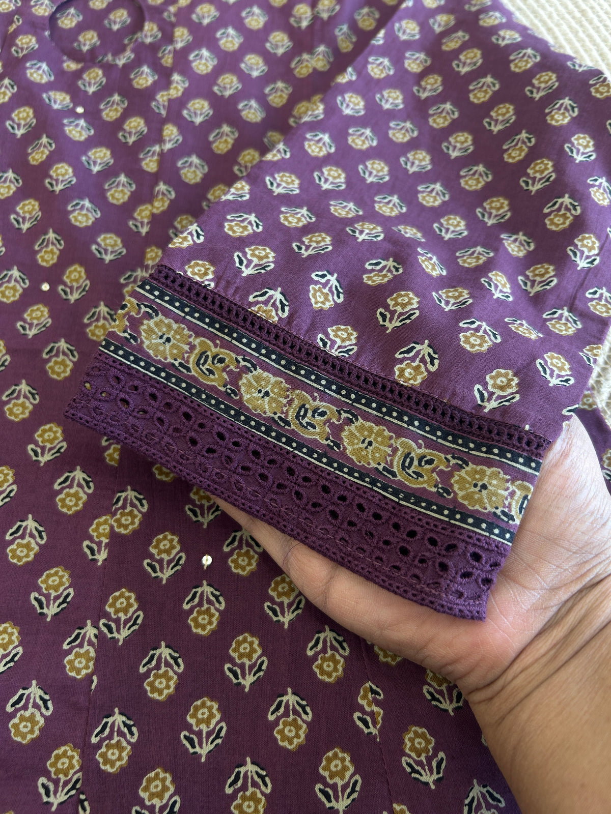 Mulberry Purple Kali Anarkali Suit