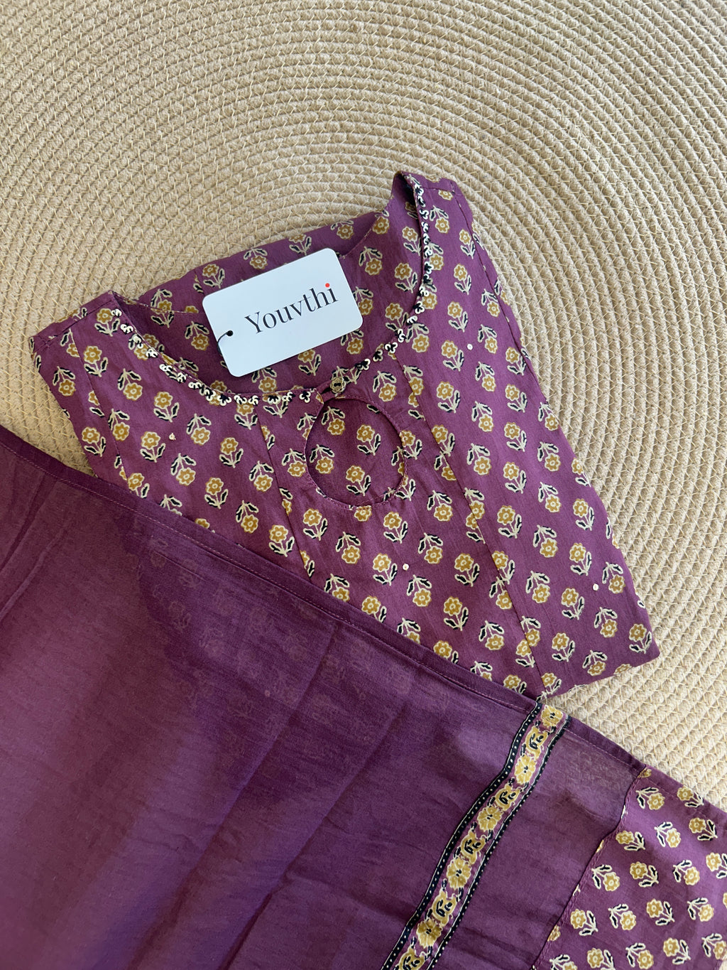 Mulberry Purple Kali Anarkali Suit