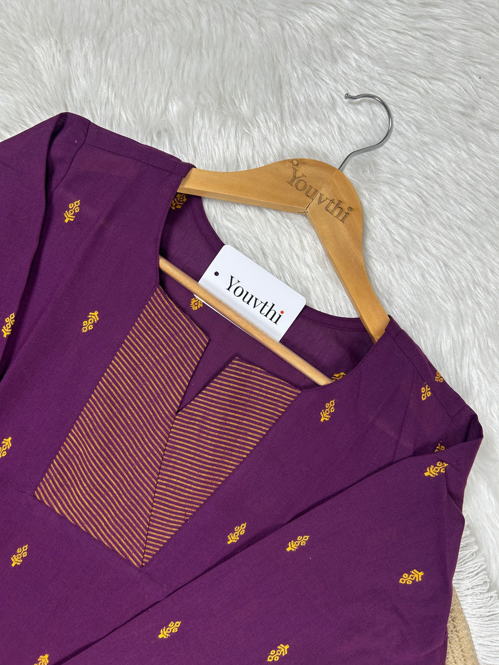 Cotton Straight Cut Kurti Set